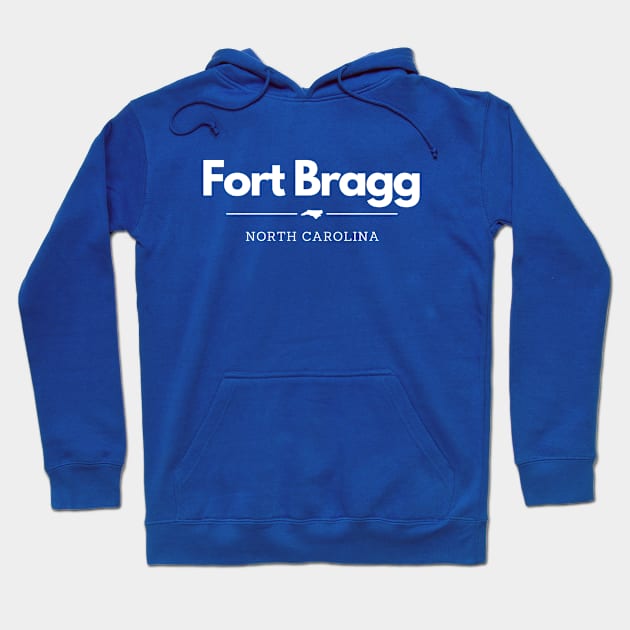 Fort Bragg, North Carolina Hoodie by Dear Military Spouse 